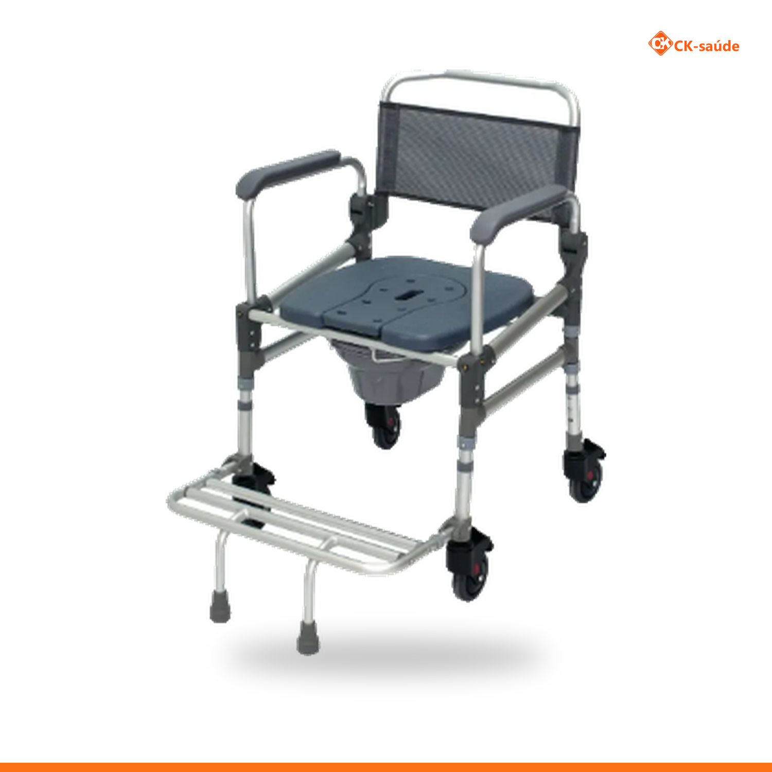 Cadeira De Banho Alumínio Premium Até 150Kg Hidrolight
