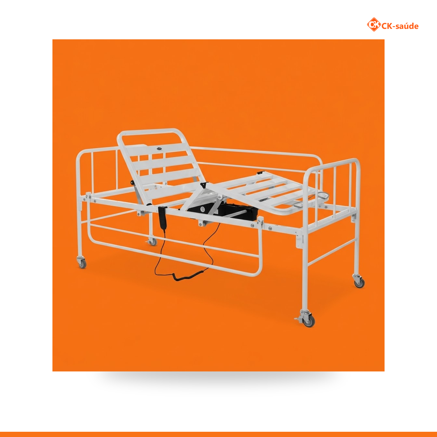 Cama Motorizada Simples Com Altura Fixa até 130Kg