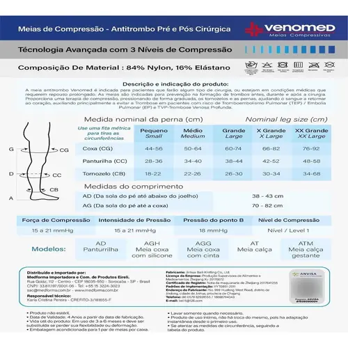 Tromb2100 Ad 20-30Mmhg Pont. Ab. Bege M