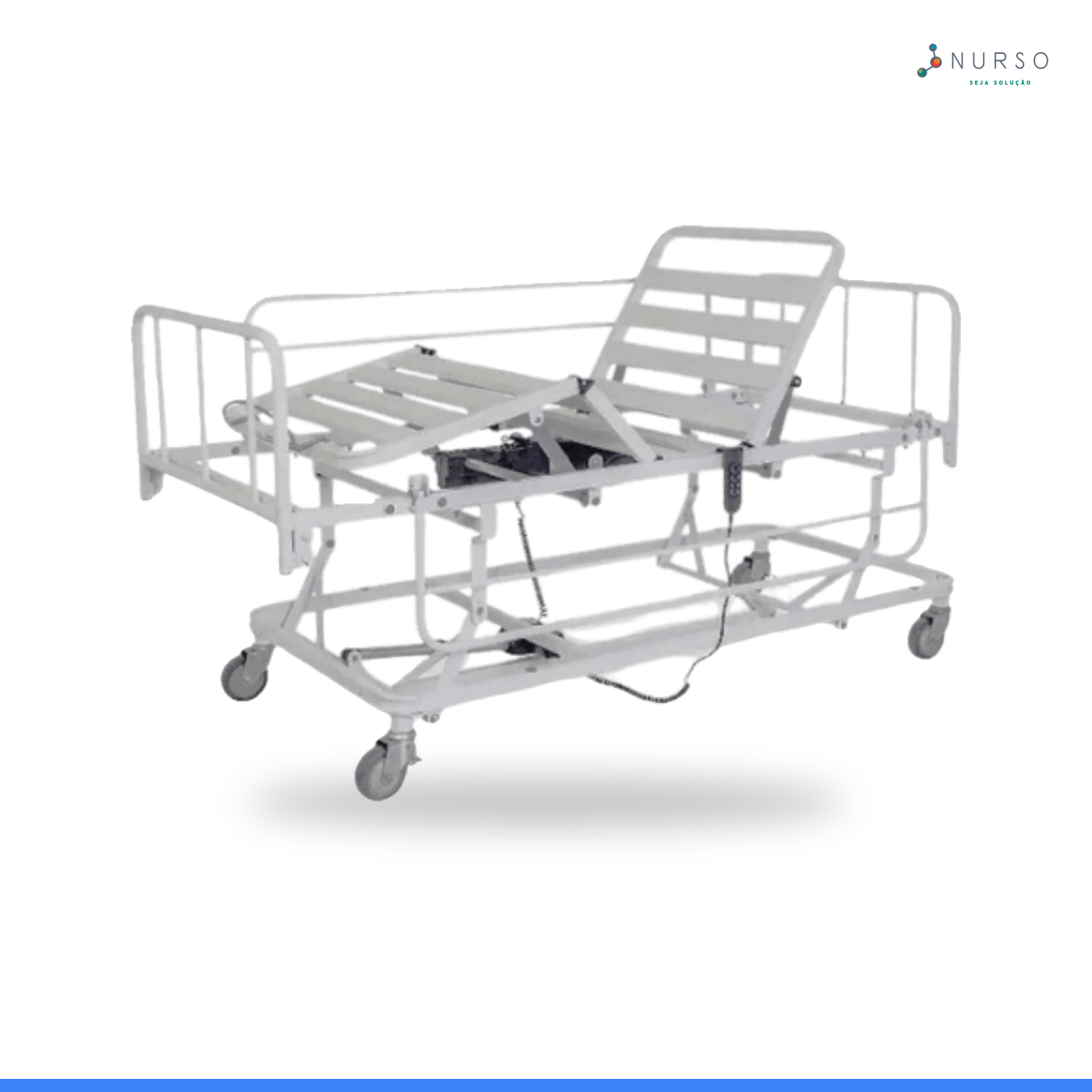 Cama Motorizada Simples Com Altura Fixa até 130Kg