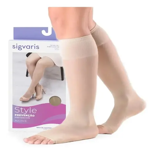 120B Ad Style Audace 15-20Mmhg Pont. Fechada P Natural Escuro
